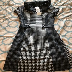 Black and gray dress